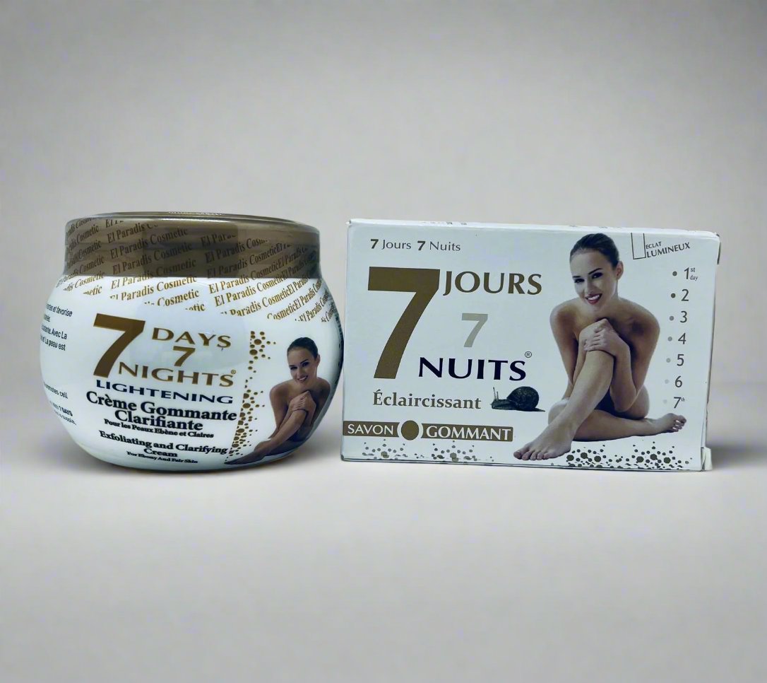 7 Days 7 Nights Cream and soap
