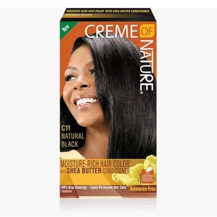 Creme Of Nature Color C21 Rich Brown Kit 6 Pack Moisture Rich Hair Color With Shea Butter Conditioner Ammonia Free