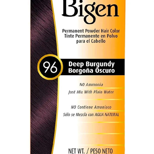 #96 Deep Burgundy Bigen Permanent Powder    96 Deep Burgundy