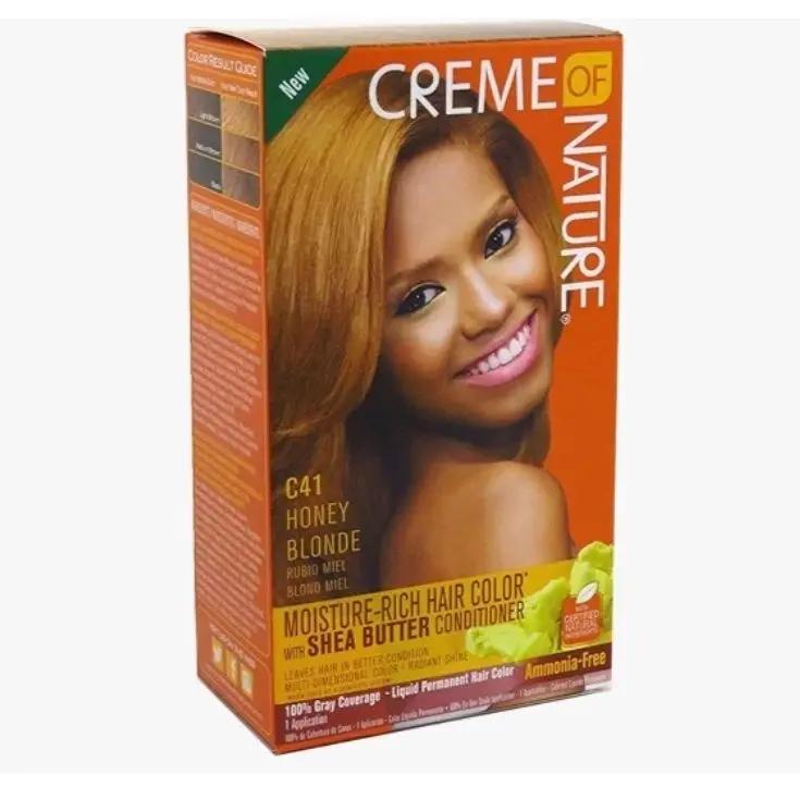 Creme Of Nature Color C21 Rich Brown Kit 6 Pack Moisture Rich Hair Color With Shea Butter Conditioner Ammonia Free